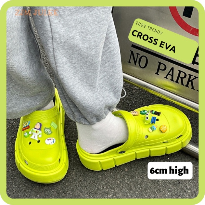Dép Sục Cross Đế 6cm Tặng Kèm Sticker