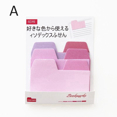 Set 60 Giấy Ghi Chú Màu Nước Độc Đáo Tiện Dụng