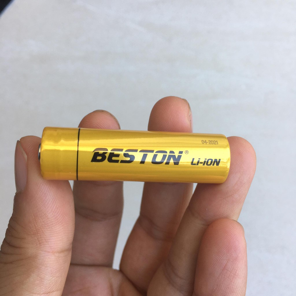 Pin sạc AA AAA Beston chính hãng Chuẩn 1.5V - Lẻ 1 viên -  Pin Lithium-Ion Hàng cao cấp Siêu bền Sạc lại 1500 lần