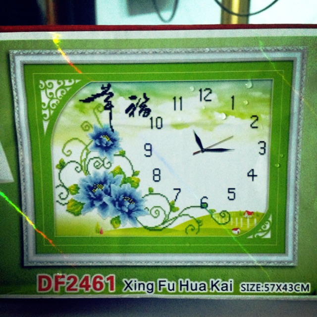Tranh đính đá đã hoàn thiện