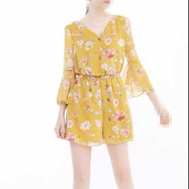 Có sẵn Jumpsuit Vero Moda voan lót lụa