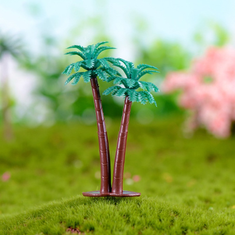 1 Đồ trang trí Cây Dừa Đôi Dùng Trang Trí Khu Vườn