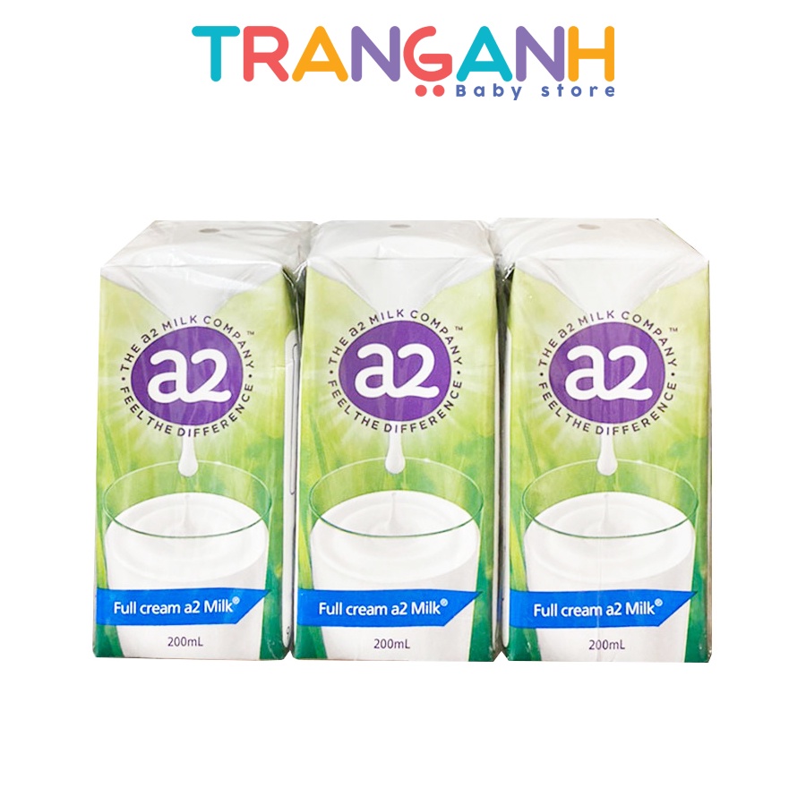 Sữa tươi tiệt trùng nguyên kem A2 (6*200ml)
