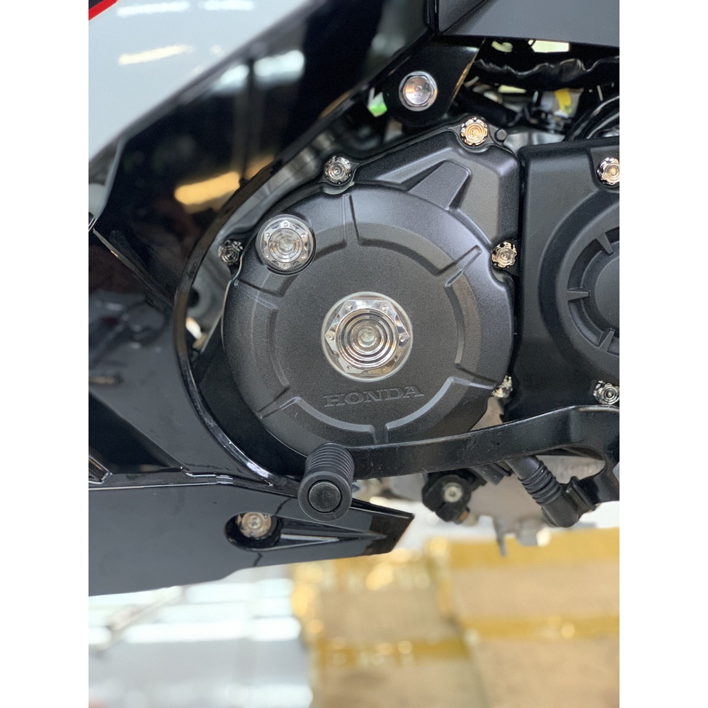 Ốc Mâm lửa Salaya inox 304 các mẫu gắn xe Honda/Yamaha