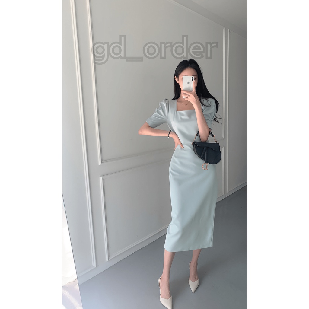 D1|Đầm nữ sang trọng thiết kế dạo phố công sở dự tiệc tay bí gd_order