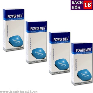 [NHƯ THẬT] 48 BAO CAO SU SIÊU MỎNG  VIAGRA POWERMEN - ĐEO NHƯ KHÔNG ĐEO