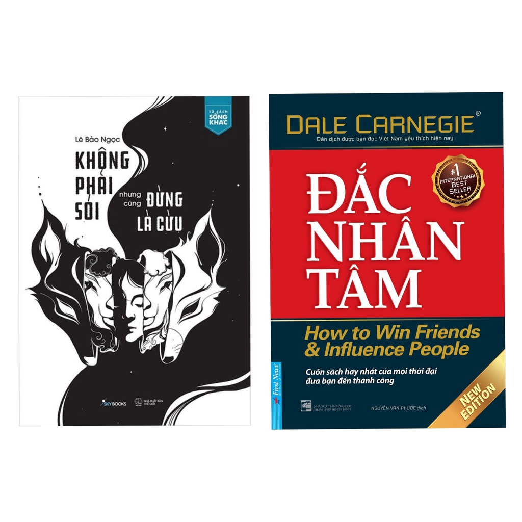 Sách Combo2c: Phải Sói Nhưng Cũng Đừng Là Cừu - sky + Đắc Nhân Tâm (Khổ nhỏ) - fs