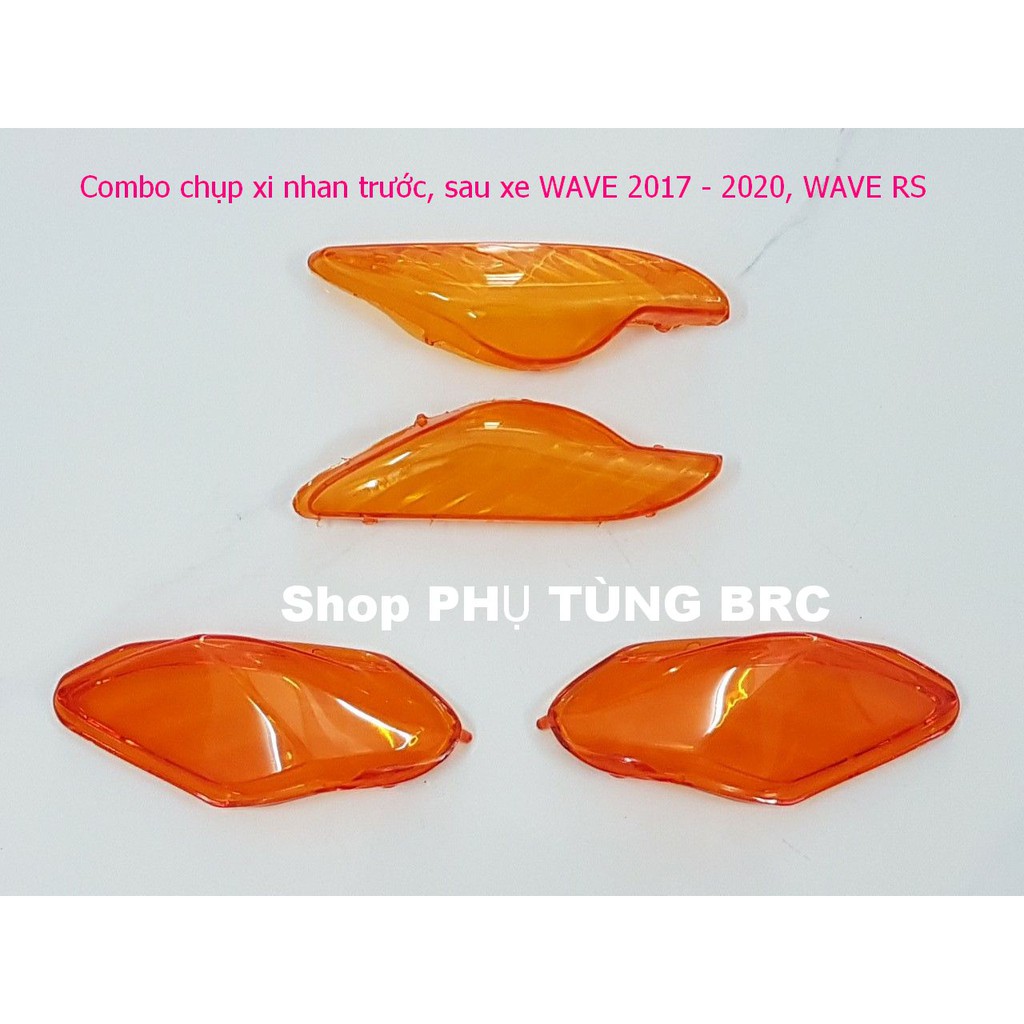 Combo chụp xi nhan trước, sau xe WAVE A 2017 - 2020.