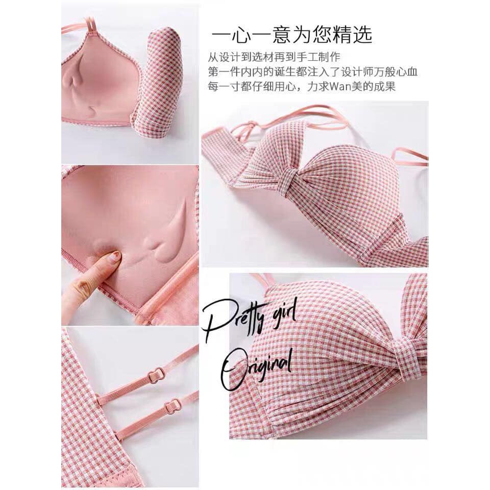 Áo lót su kẻ không gọng thời trang