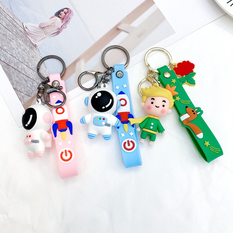 Hoạt Hình Móc Khóa Hình Phi Hành Gia / Tàu Vũ Trụ / Phi Hành Gia / Tàu Vũ Trụ Sáng Tạo