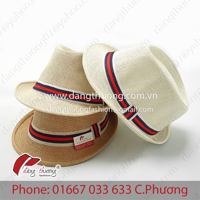 Mũ nón phớt cói fedora