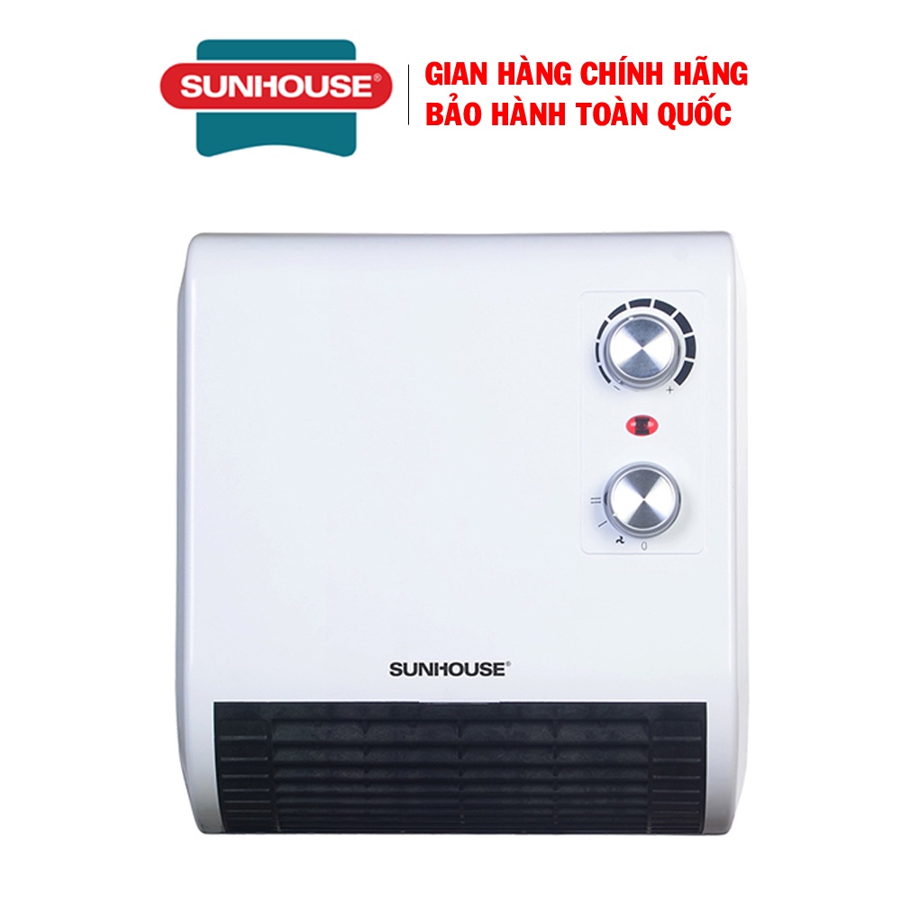 Quạt sưởi phòng tắm Sunhouse SHD3816W, Công suất 1850W, Bảo hành 12 tháng