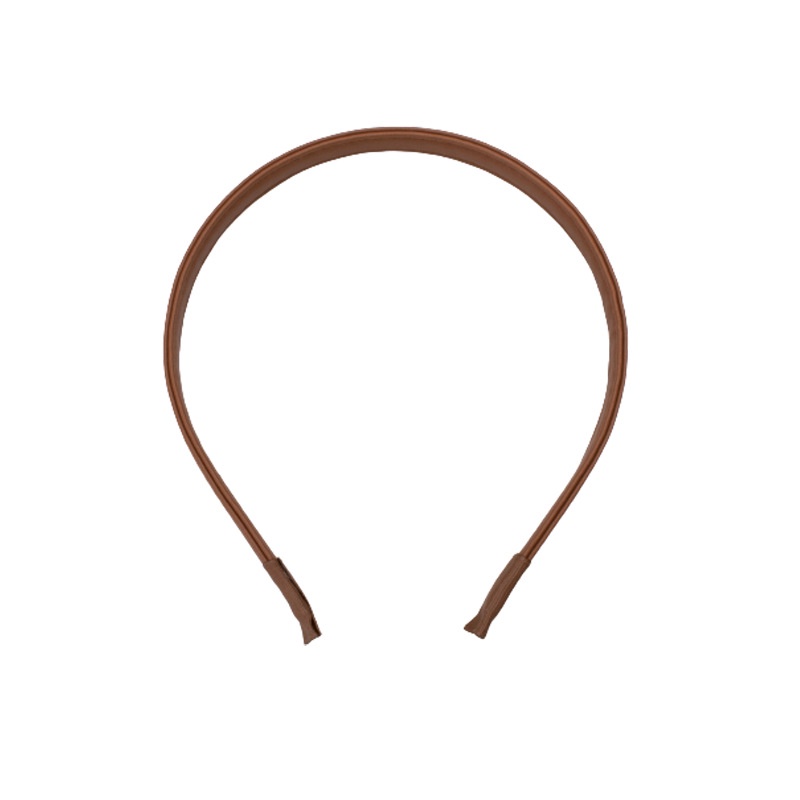 Băng đô cài tóc vải da basic đủ màu phong cách vintage