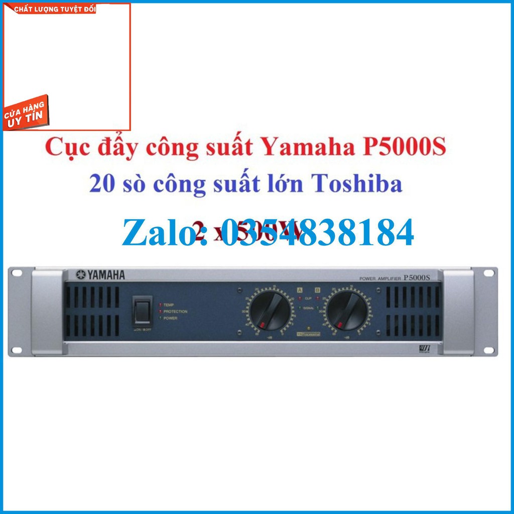 Cục đẩy công suất loại 1 YAMAHA P5000S, 20 sò lớn