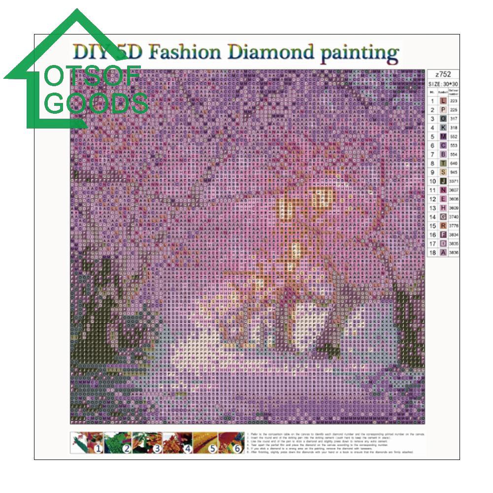 Bộ tranh đính đá 5D tự hoàn thành họa tiết tranh vẽ phong cảnh trang trí nhà tiện dụng | BigBuy360 - bigbuy360.vn