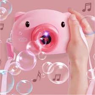 Máy Ảnh Thổi Bong Bóng Đồ Chơi Mô Hình Hoạt Hình Hộp Đựng Chắc Chắn