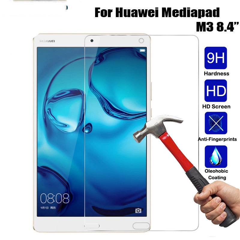 Tempered Glass Ultra-thin Screen Protector For Huawei Mediapad M3 8.4 Anti-Scratch Transparent Protective Guard Film