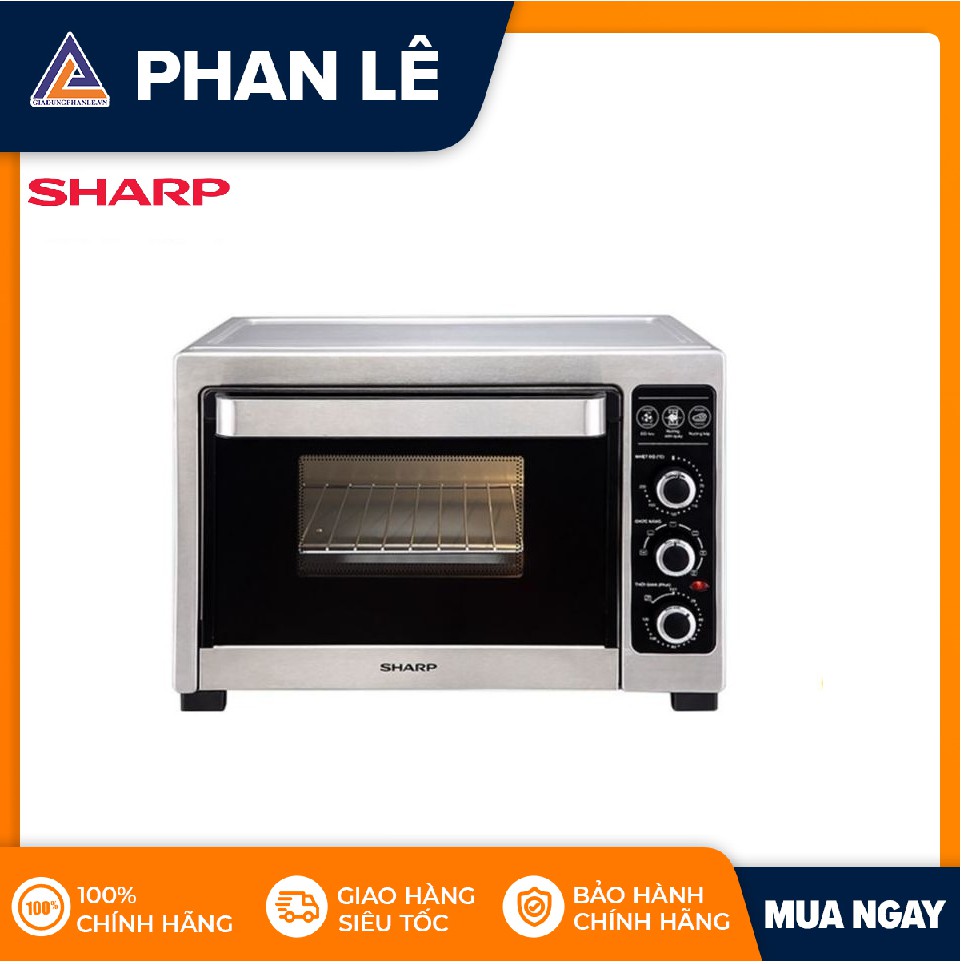 [Mã ELHADEV giảm 4% đơn 300K] Lò nướng điện Sharp EO-A383RCSV-ST (38 lít)