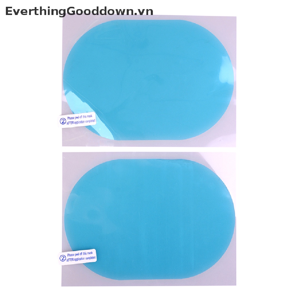 Everthinggooddown 2 Miếng Dán Bảo Vệ Kính Chiếu Hậu Xe Hơi Chống Sương Mù Chống Mưa