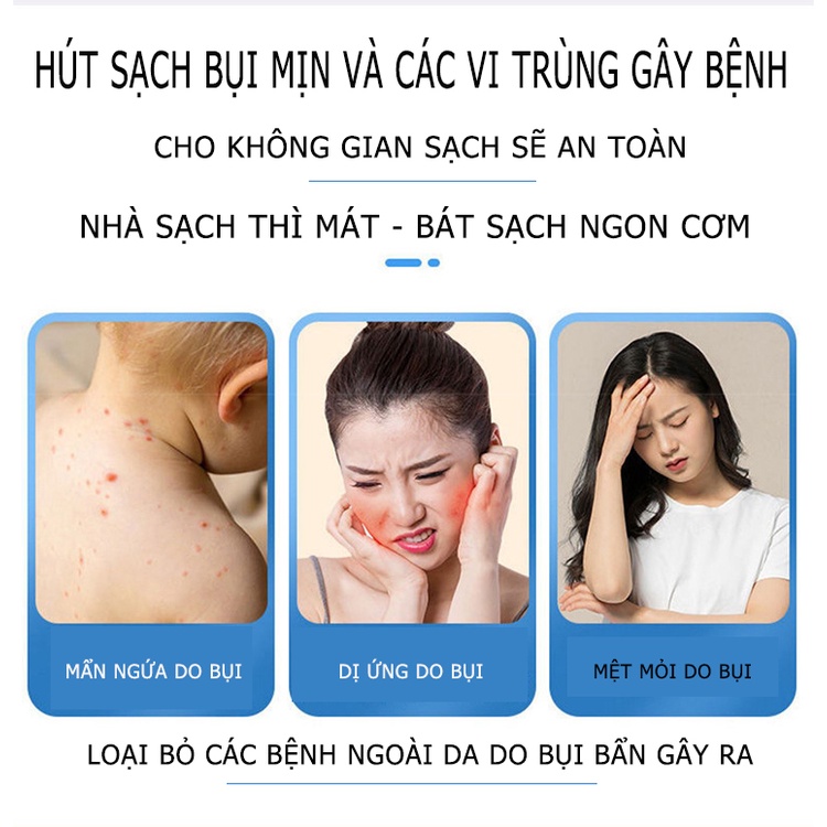 Máy Hút Bụi mini Diệt Khuẩn Bằng Tia UV Công Suất Lớn Cầm Tay, máy Hút Bụi cầm tay Chăn Gối Ga Giường MKS055