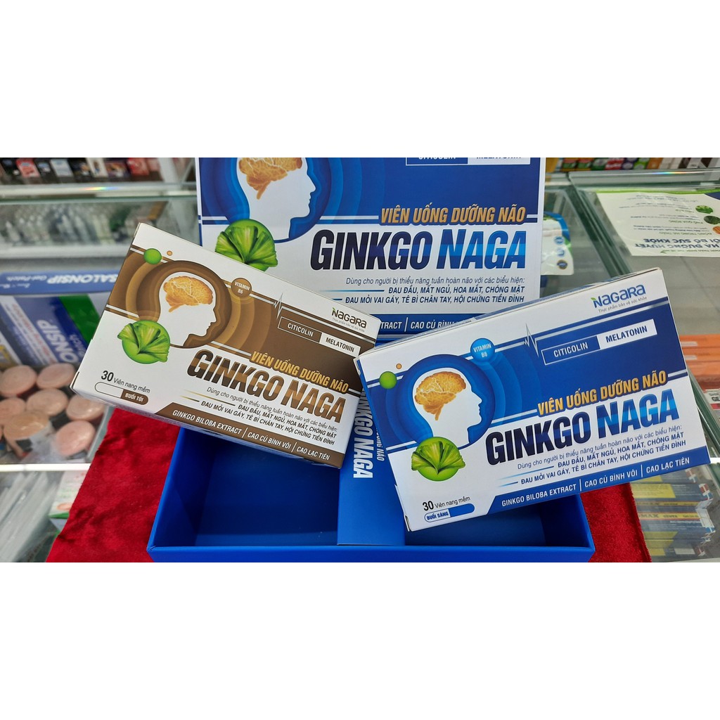 Hoạt huyết dưỡng não, giúp ngủ ngon, bổ não, Hồng sâm NAGA