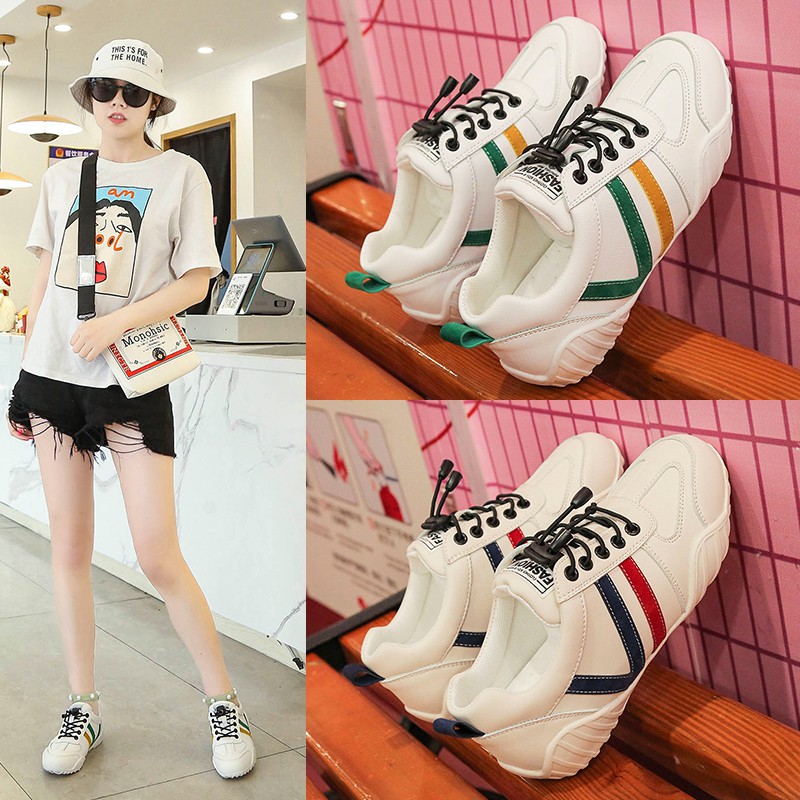 Giày Lười Bằng Da Đế Bằng Thiết Kế Thể Thao Trẻ Trung Năng Động | BigBuy360 - bigbuy360.vn