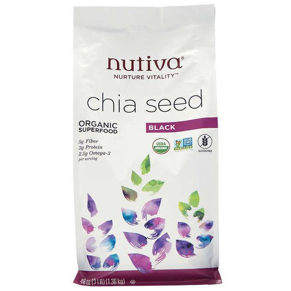 Hạt Chia Hữu Cơ Seed Nutiva 1.36kg Nhập Từ Mỹ