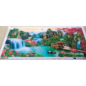 Mẫu mới  Tranh thêu phong cảnh mn0160  MN0159  MN0161