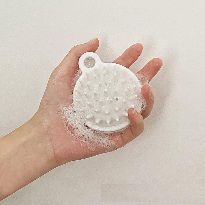 Lược Gội Đầu Gai Silicon, Mát Xa Da Đầu, Giảm Rụng Tóc - Màu Ngẫu Nhiên