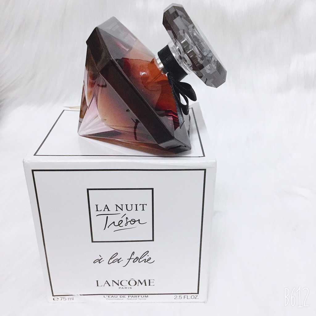 Nước hoa nữ La Nuit Tresor a la Folie của hãng LANCOME Tester 75ml