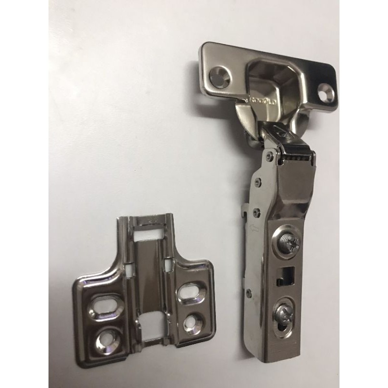 Bản lề giản chấn inox cong 3/4