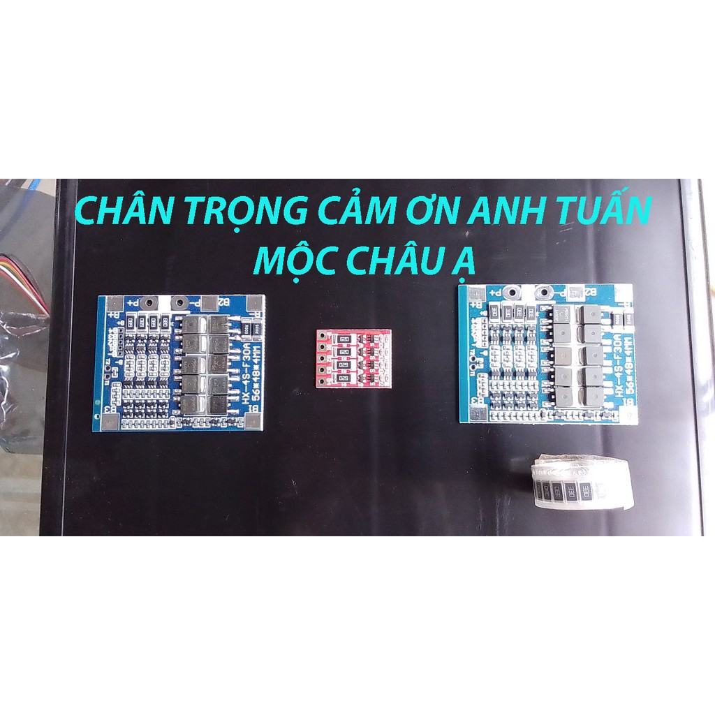 MẠCH 4S 12.8V 30A NÂNG CẤP ĐỘ DÒNG CÂN BẰNG GẤP 2 LẦN DÙNG CHO PIN SẮT CŨ