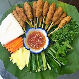 Nem lụi Huế nướng làm sẵn