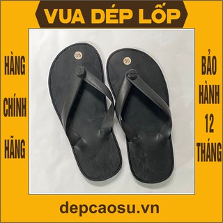 Dép cao su kiểu tông quai núm thương hiệu Vua Dép Lốp Phạm Quang Xuân, chính hãng, có bảo hành, hình ảnh thật, có sẵn
