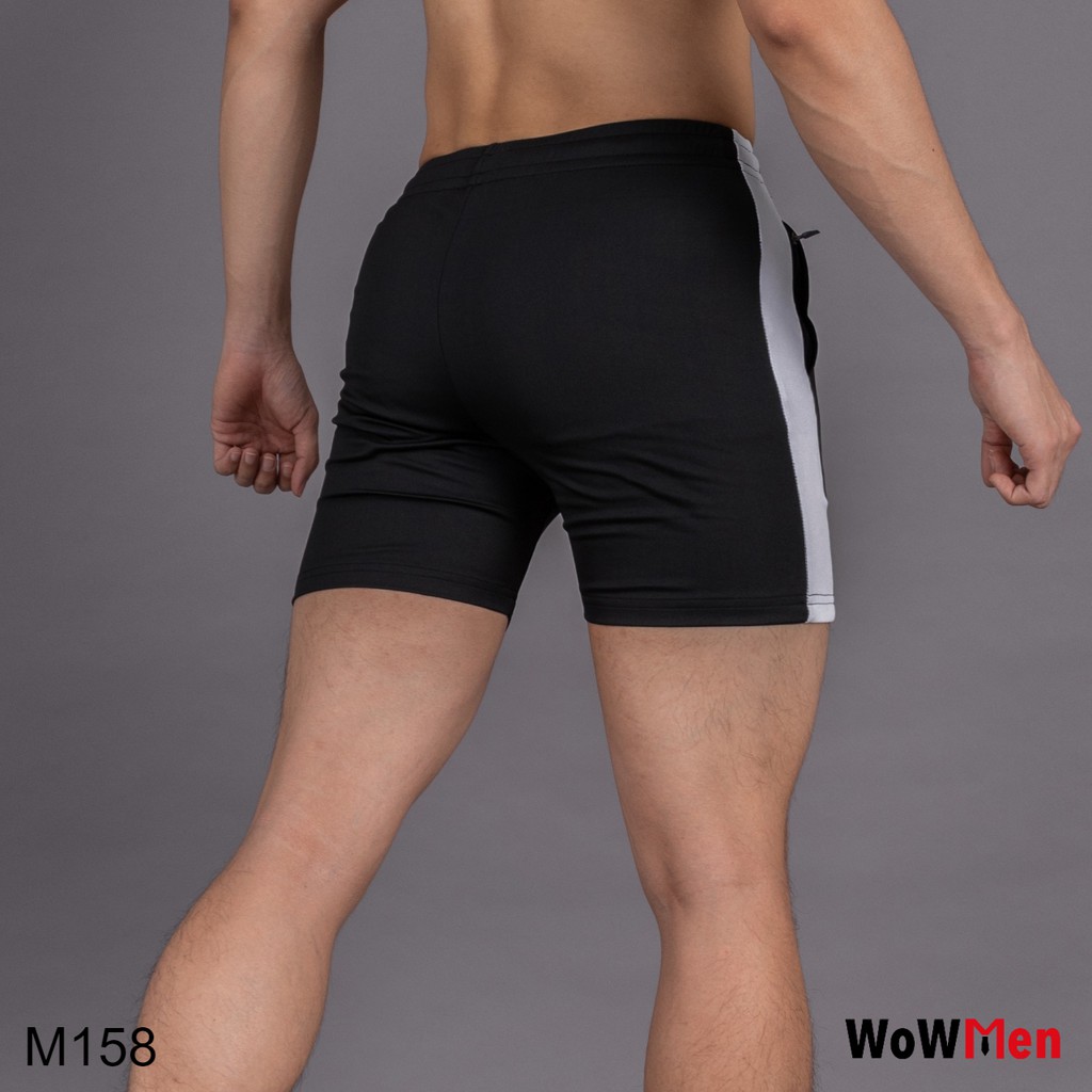 Quần Đùi Thun Nam Tập Gym Đi Bơi Mặc Ngủ Quần Short Slim Fit Ngắn Ôm Ngang Đùi Thể Thao - M158