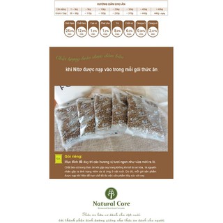 (1kg) THỨC ĂN HỮU CƠ NATURAL CORE CHO CHÓ THỊT VỊT (túi nguyên)