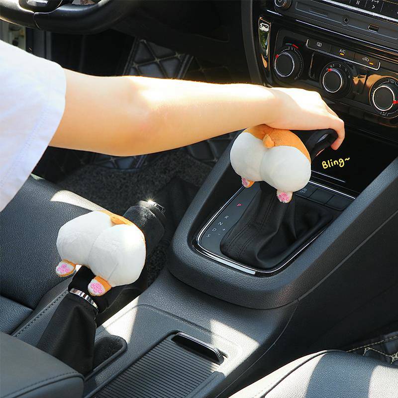 Vỏ Bọc Cần Số Xe Hơi Tự Động Họa Tiết Hoạt Hình Dễ Thương