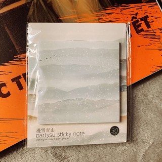 Set 30 tờ giấy note nhiều kiểu dáng phong cảnh