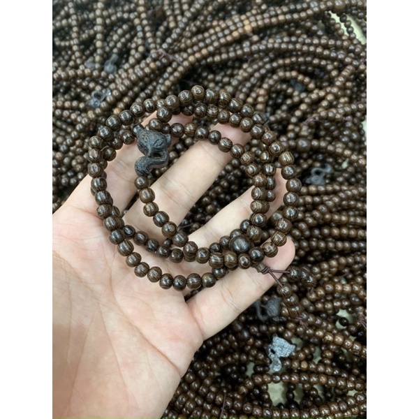 Vòng Tay Trầm Hương 💥 MIX Hồ Ly💥 Vòng Tay Chuỗi Trầm Hương 108 Hạt, Tặng Kèm Hộp Sang Trọng