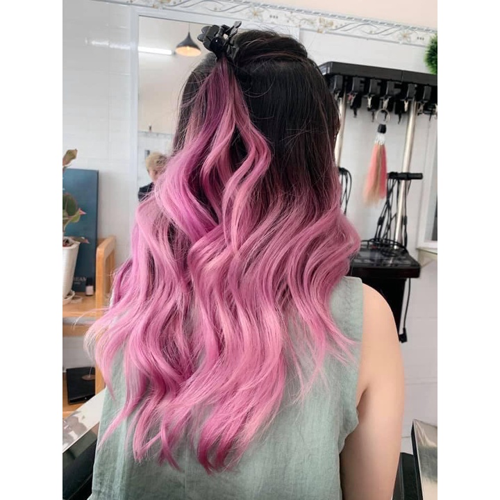 Thuốc Nhuộm Tóc Tplus Màu Hồng Tím Khói Fog Violet Pink Hair Dye Cream   | Shopee Việt Nam