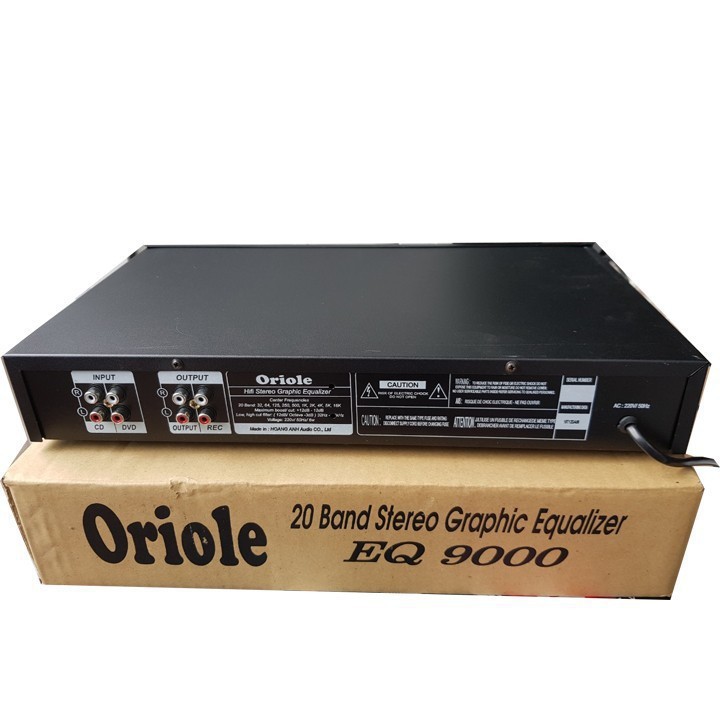 Lọc xì âm thanh equailizer  EQ9000 oriole trong trẻo,không lẫn tạp âm