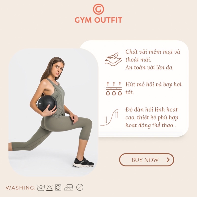 Áo Tank Liền Bra 2-in-1 Mẫu Lulu Mới Hè 2023 DT163