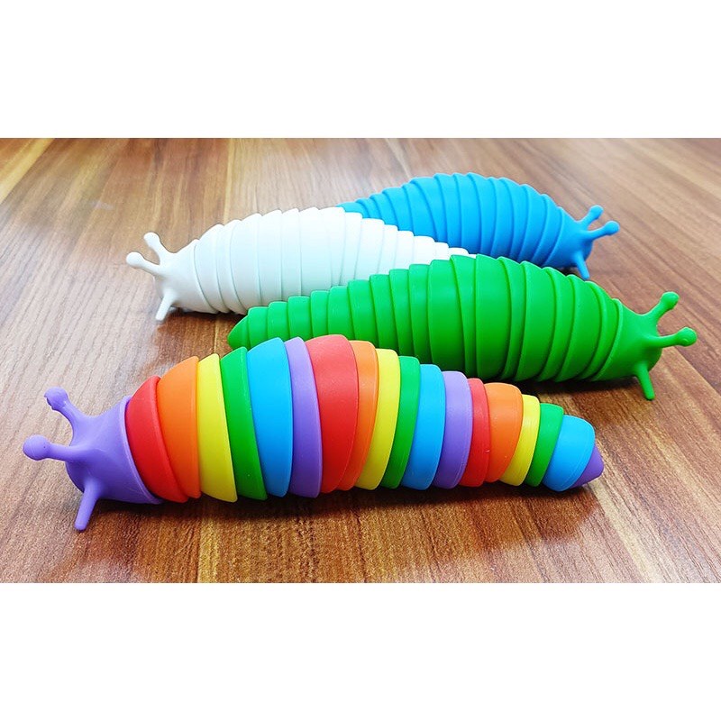 Đồ Chơi Sâu Tiktok Con Sâu Vui Nhộn Nhiều Màu Ngộ Nghĩnh Xoay 360 Đồ Chơi Hot Tiktok Xả Stress