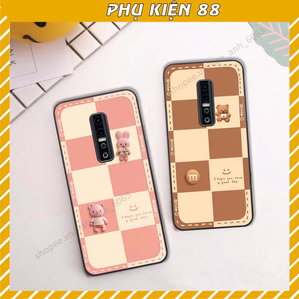 Ốp lưng Vivo V17 Pro hình gấu, kẹo dễ thương cute