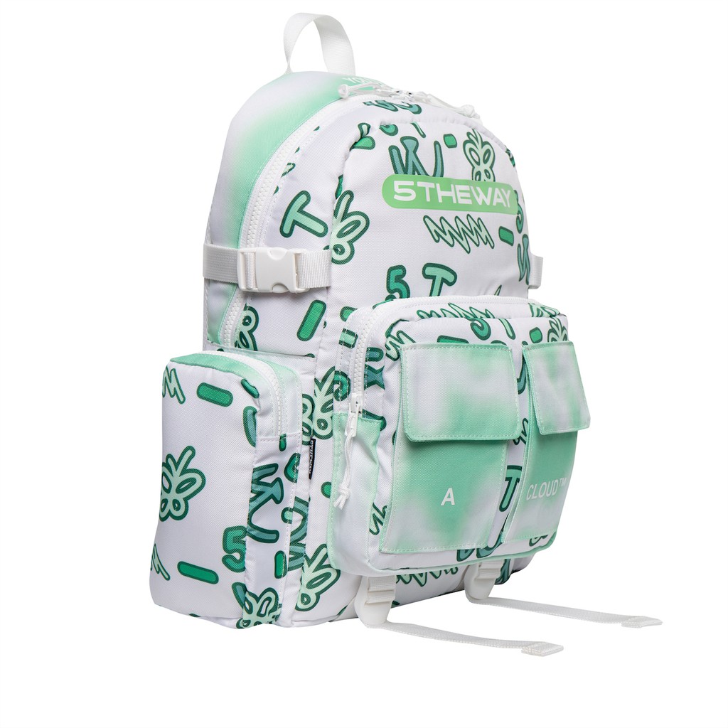 5THEWAY® /teddy bear/ ROCKET BACKPACK™ in GREEN aka Balo Xanh Lá