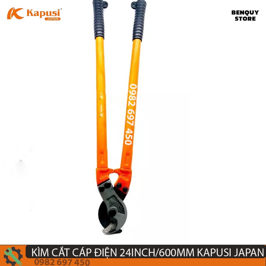 KÌM CẮT CÁP ĐIỆN - KÉO CẮT CÁP CHÍNH HÃNG KAPUSI JAPN. KÍCH THƯỚC 24-32-36INCH. KHÁCH CHỌN ĐÚNG PHÂN LOẠI MÌNH CẦN MUA.