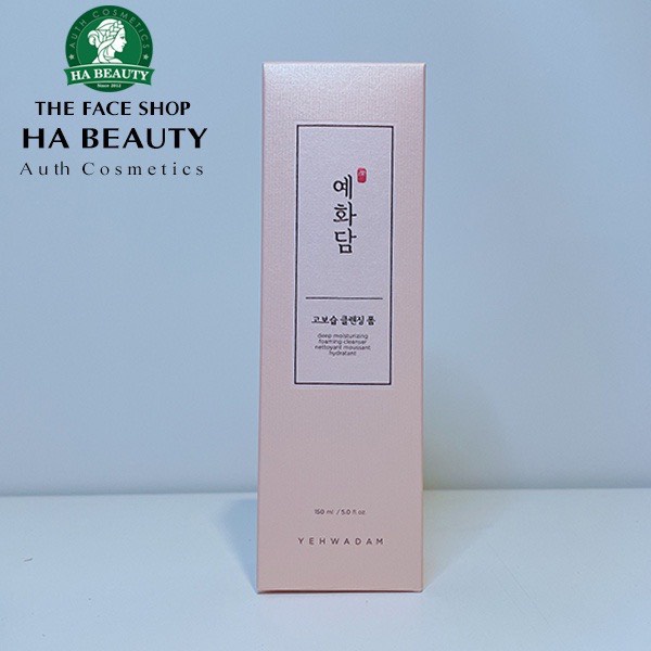 Sữa rửa mặt The Face Shop dưỡng cấp ẩm sạch sâu Hàn Quốc Yehwadam Deep Moisturizing Foaming Cleanser 150ml Hà Beauty