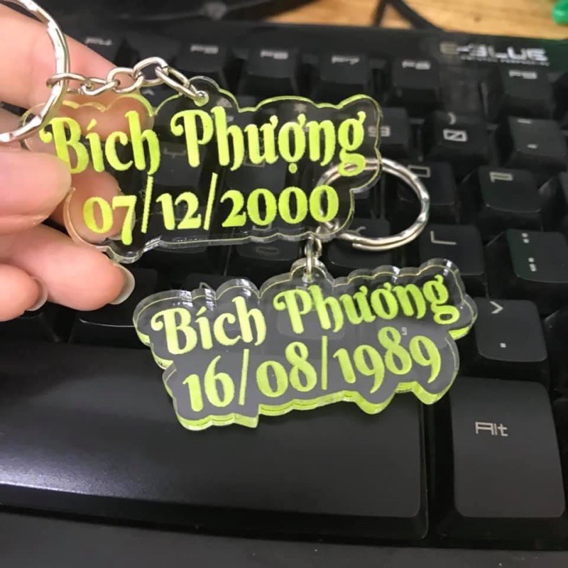 Móc khoá dạ quang nổi bật 😍😍