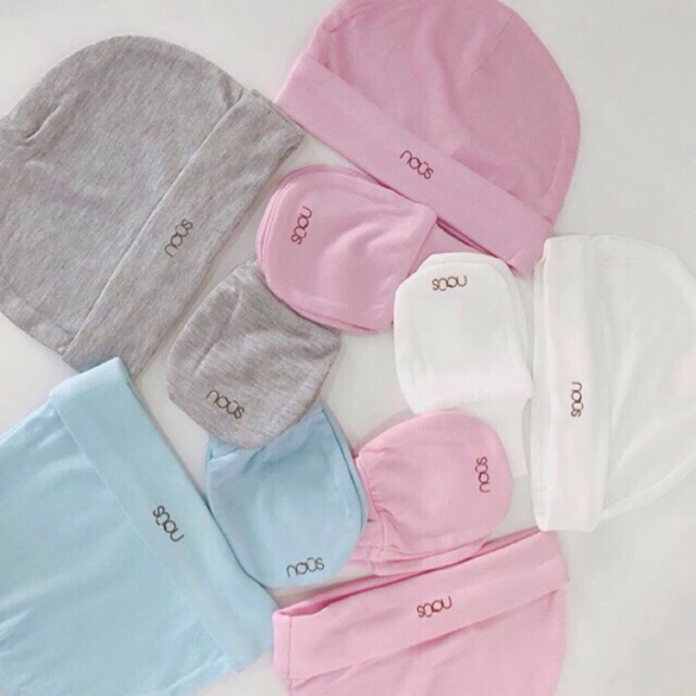 Mũ Cho Bé Sơ Sinh Nous FS, Chất Liệu Cotton Organic Cao Cấp Mềm Mịn An Toàn Cho Trẻ Sơ Sinh Hanghieuchobe