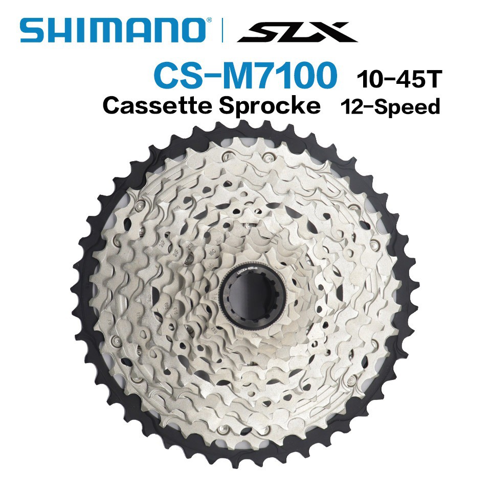 Líp 12 Shimano SLX CS- M7100 12 Tốc Độ 10-45T/10-51T Dành Cho Xe MTB